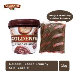 Goldenfil Choco Crunchy Selai Cokelat - 1kg